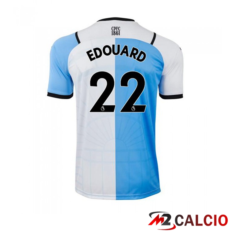 Maglia Crystal Palace (EDOUARD 22) Terza Bianco/Blu 2021/22