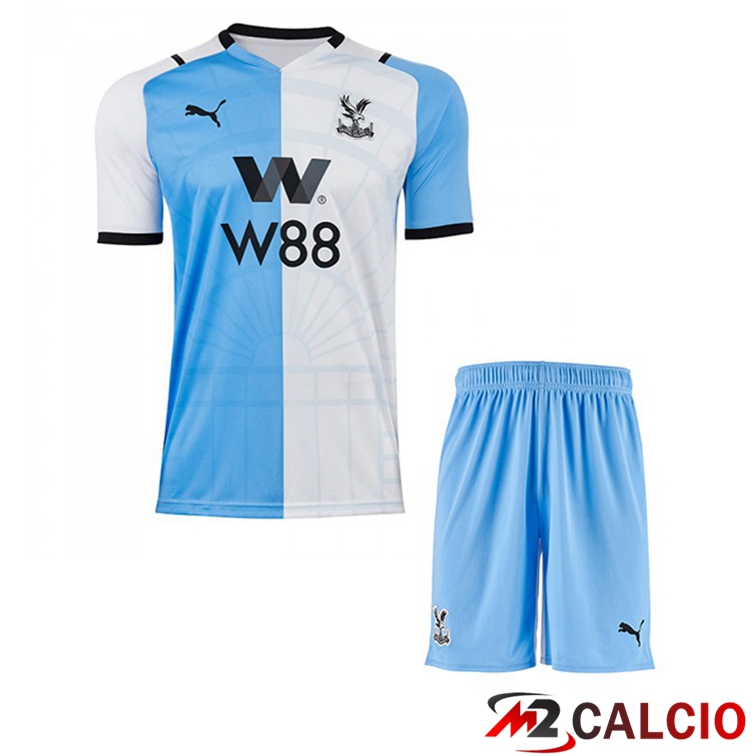 Maglia Crystal Palace Bambino Terza Bianco/Blu 2021/22