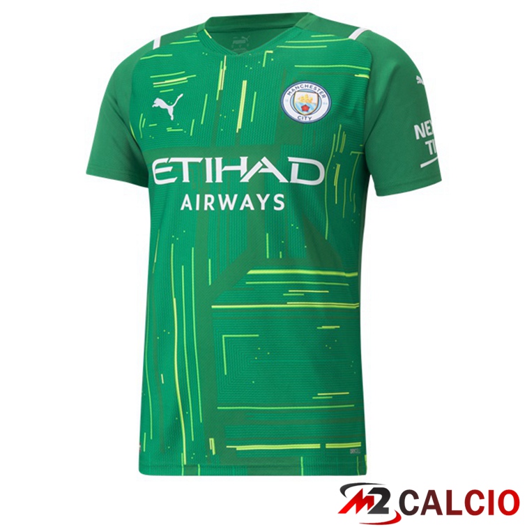 Maglia Manchester City Portiere Verde 2021/22