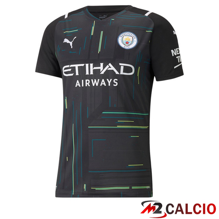 Maglia Manchester City Portiere Nero 2021/22