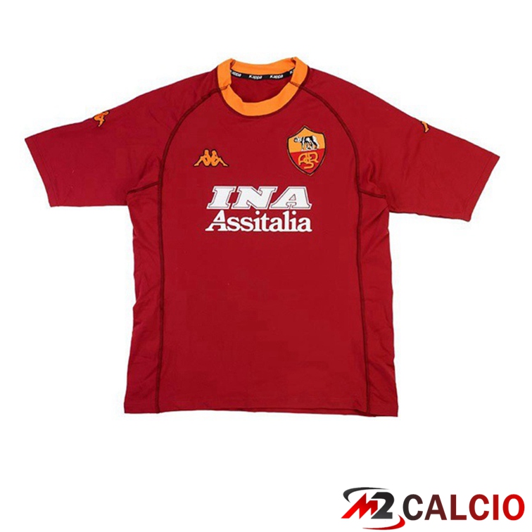 Maglie Calcio AS Roma Retro Prima 2000-2001