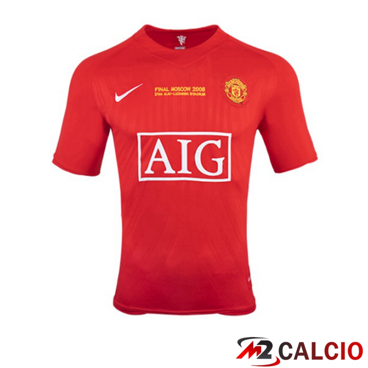 Maglie Calcio Manchester United Champion Retro Prima 2007-2008