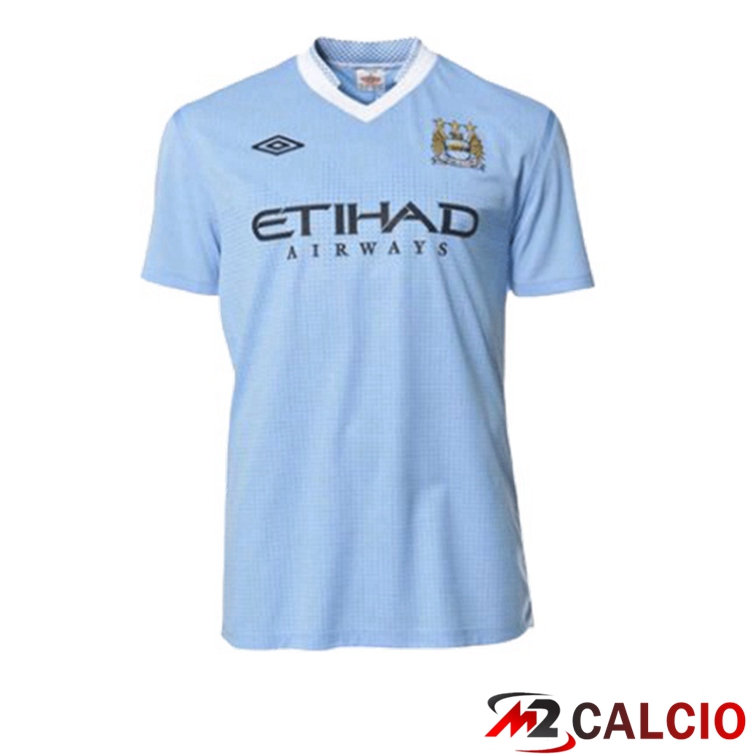 Maglie Calcio Manchester City Retro Prima Blu 2011-2012
