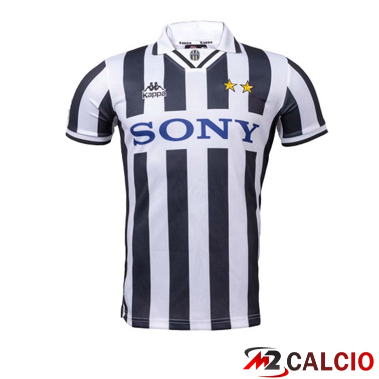 Maglie Calcio Juventus Retro Prima Nero Bianco 1996-1997