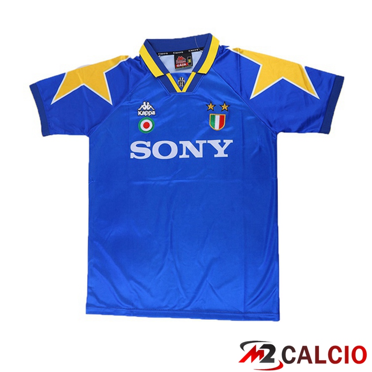 Maglie Calcio Juventus Terza Retro Seconda Blu 1995-1996