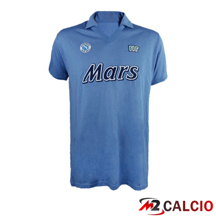 Maglie Calcio SSC Napoli Retro Prima Blu 1989-1990