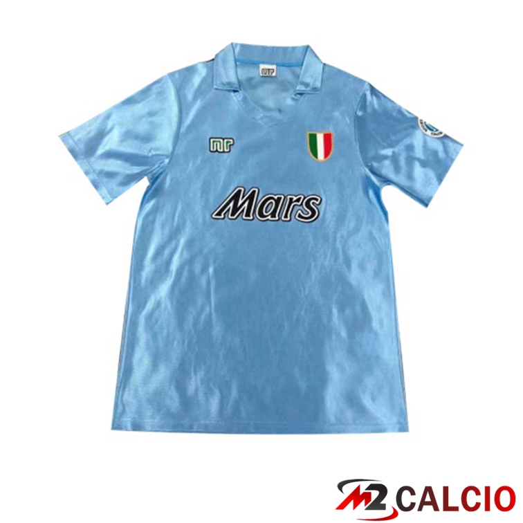 Maglie Calcio SSC Napoli Retro Prima Blu 1990-1991