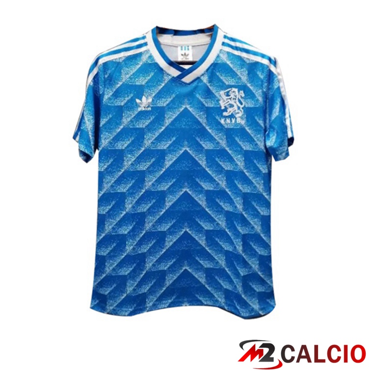 Maglie Calcio Paesi Bassi Retro Seconda Blu 1988