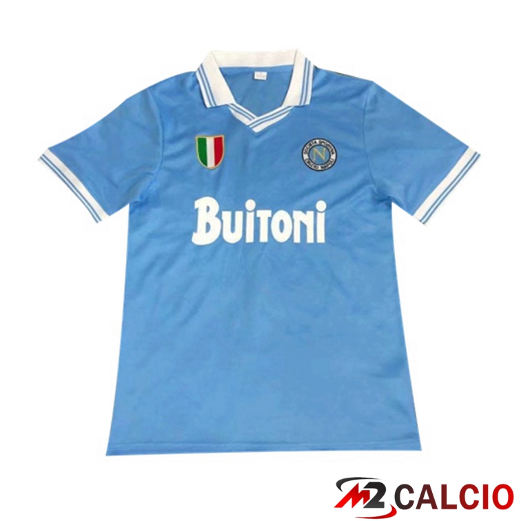 Maglie Calcio SSC Napoli Retro Prima Blu 1986-1987