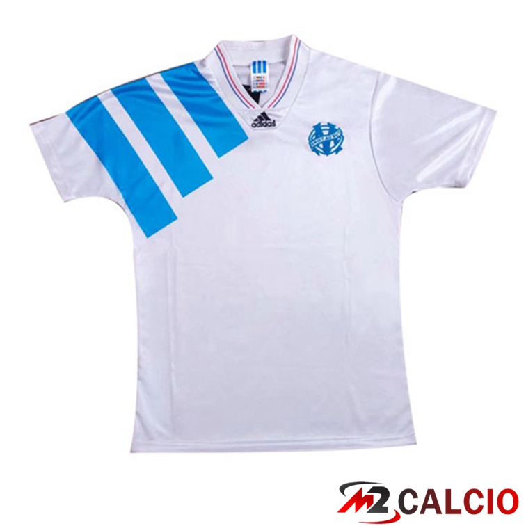 Maglie Calcio Marsiglia OM Retro Prima Bianco 1992-1993