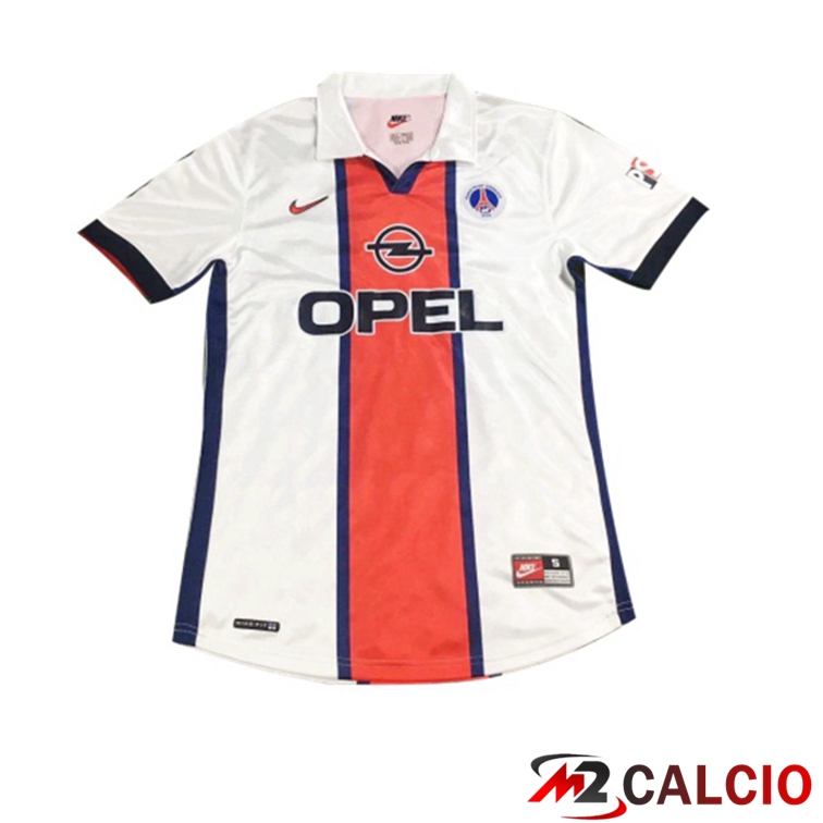 Maglie Calcio Paris PSG Retro Seconda Bianco 1998-1999