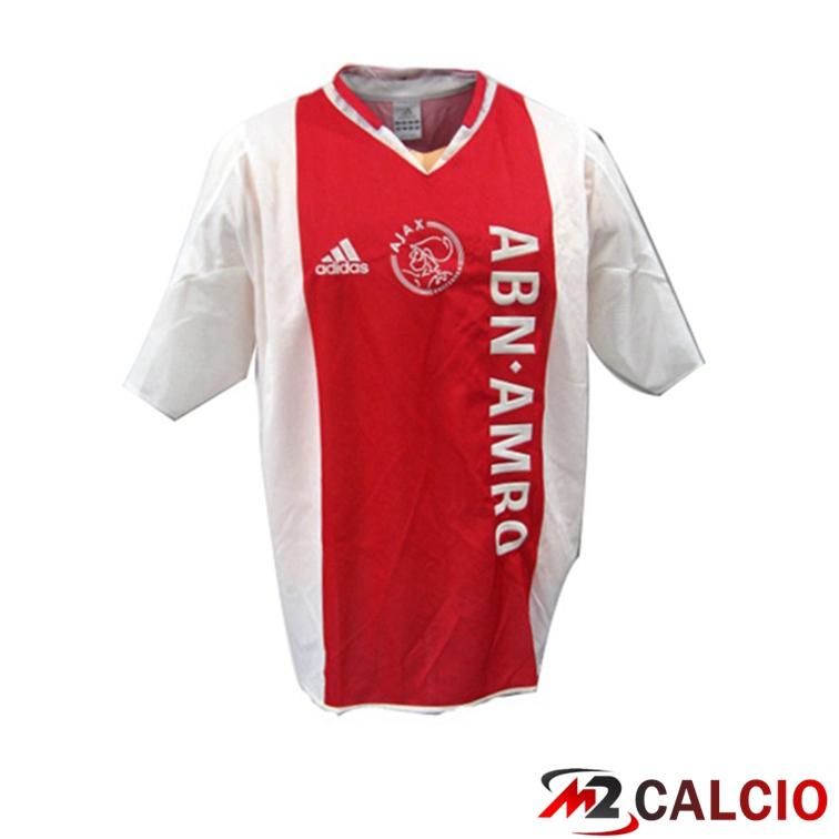 Maglie Calcio AFC Ajax Retro Prima Bianco Rosso 2004-2005