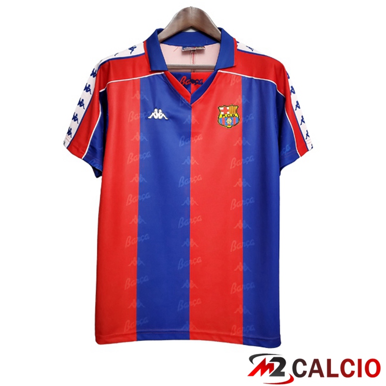 Maglie Calcio FC Barcellona Retro Prima Rosso Blu 1992-1995