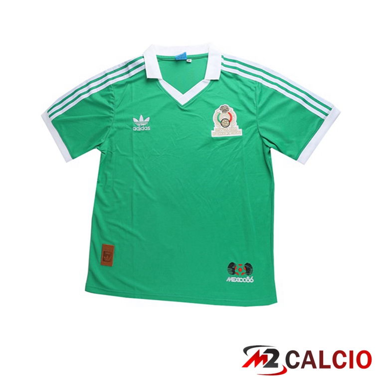 Maglie Calcio Coppa del Mondo Messico Retro Prima Verde 1986