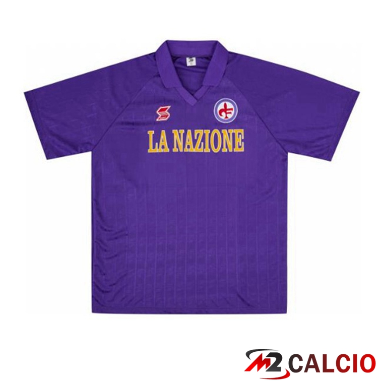 Maglie Calcio ACF Fiorentina Retro Prima Viola 1989-1990