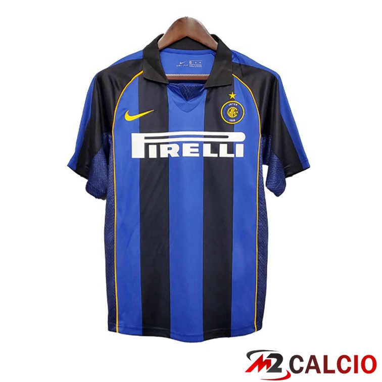 Maglie Calcio Inter Milan Retro Prima Blu 2001-2001