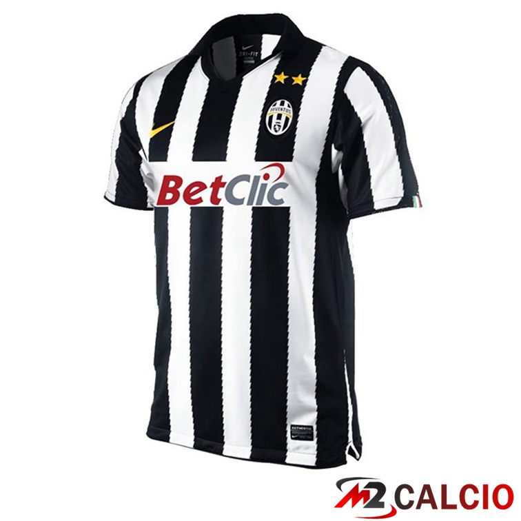 Maglie Calcio Juventus Retro Prima Nero Bianco 2011-2012