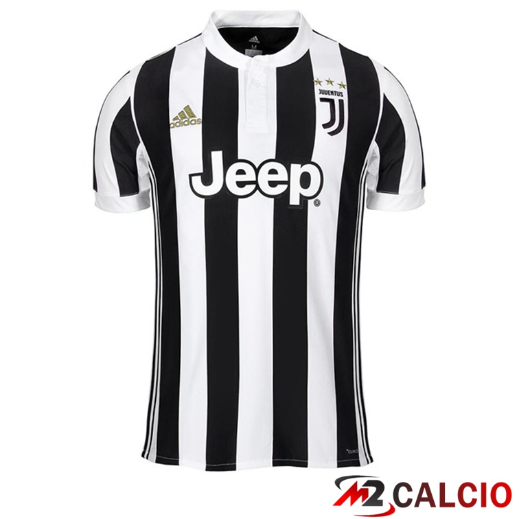 Maglie Calcio Juventus Retro Prima Nero Bianco 2017-2018
