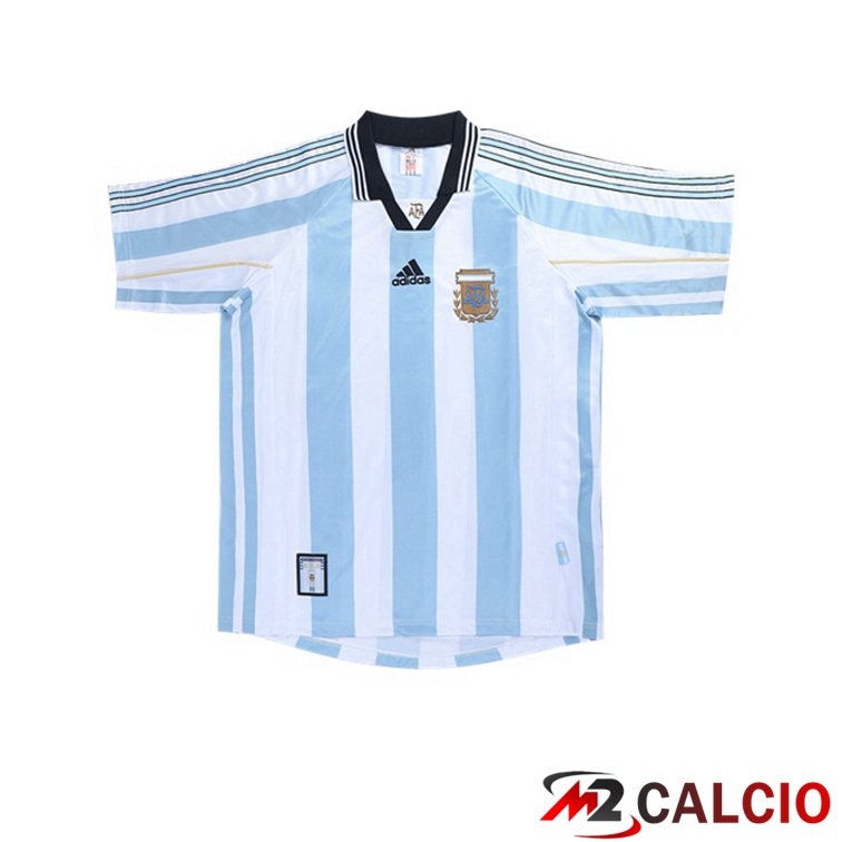 Maglie Calcio Coppa del Mondo Argentina Retro Prima Blu 1998