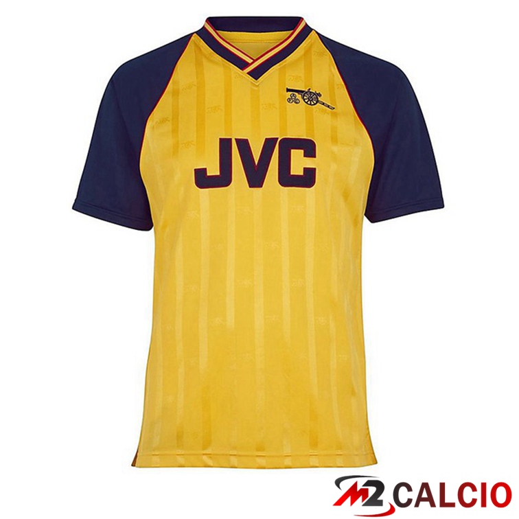 Maglie Calcio FC Arsenal Retro Seconda Giallo 1988-1989