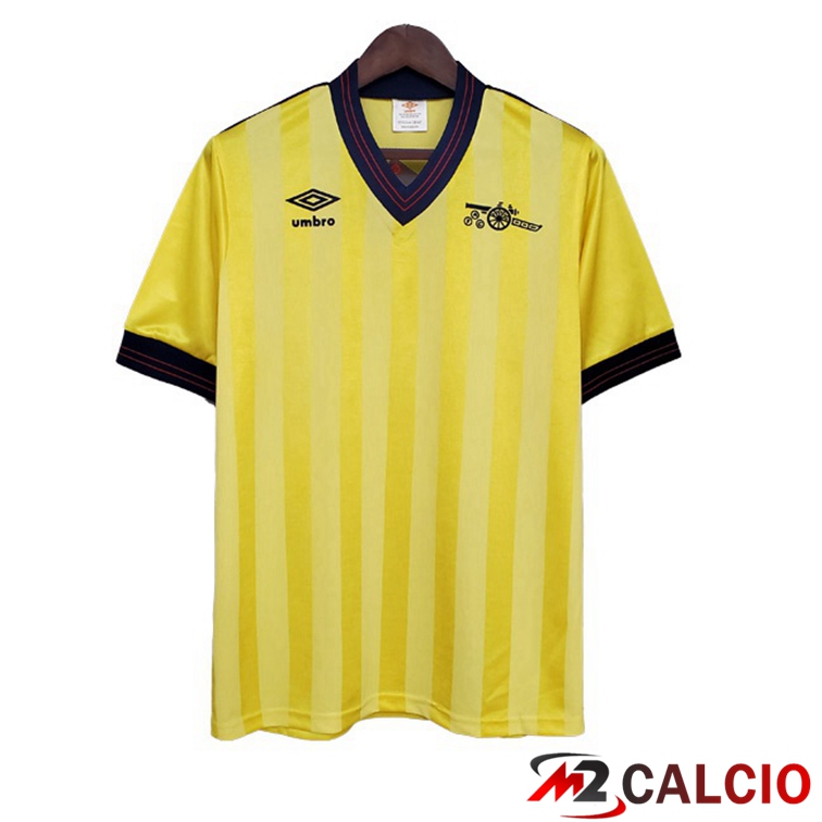 Maglie Calcio FC Arsenal Retro Seconda Giallo 1983-1986