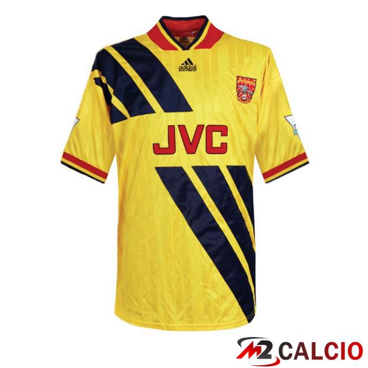 Maglie Calcio FC Arsenal Retro Seconda Giallo 1993-1994