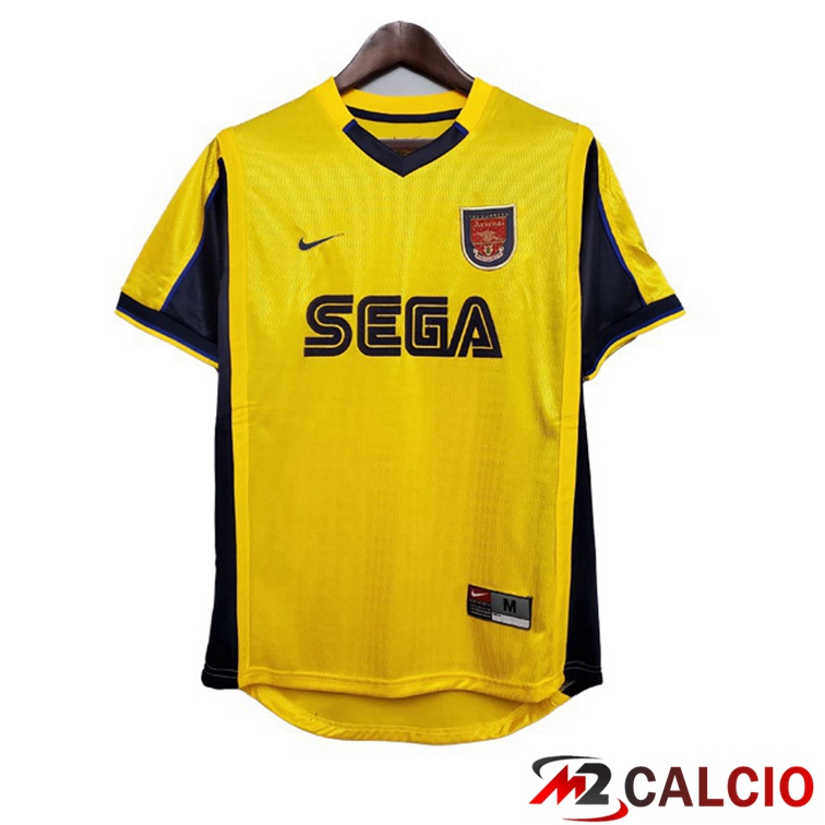 Maglie Calcio FC Arsenal Retro Seconda Giallo 1999-2000