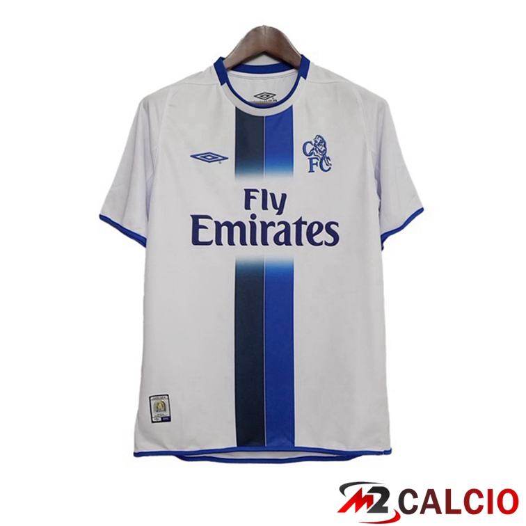 Maglie Calcio FC Chelsea Retro Seconda Bianco 2003-2005