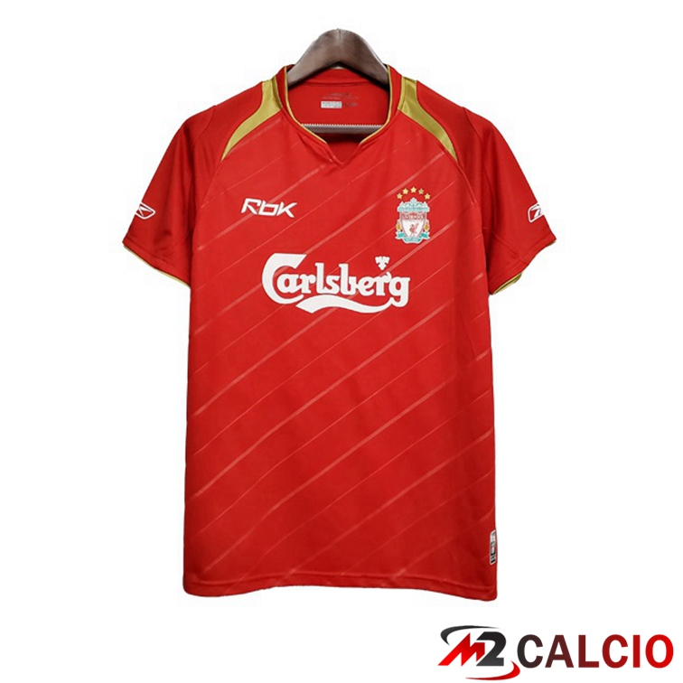 Maglie Calcio FC Liverpool Retro Prima Rosso 2005-2006