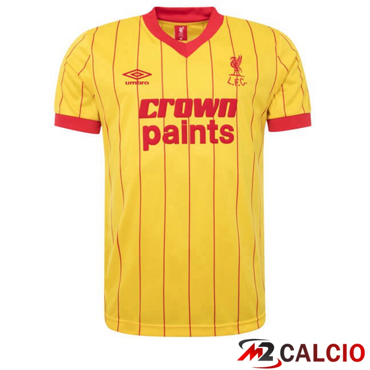Maglie Calcio FC Liverpool Retro Seconda Giallo 1984