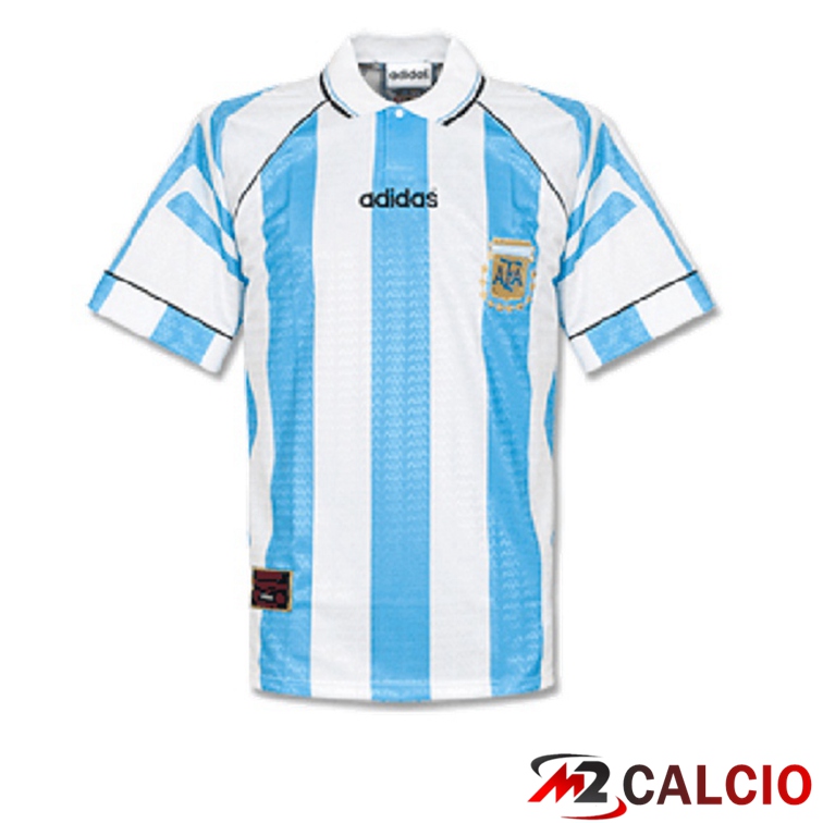 Maglie Calcio Argentina Retro Prima Blu Bianco 1996