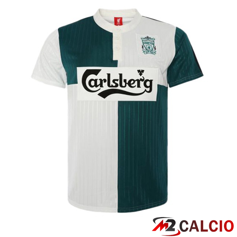 Maglie Calcio FC Liverpool Retro Seconda Bianco 1995-1996
