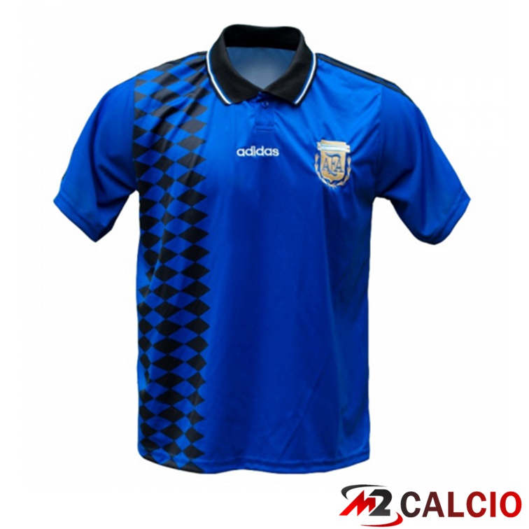 Maglie Calcio Coppa del Mondo Argentina Retro Seconda Blu 1994