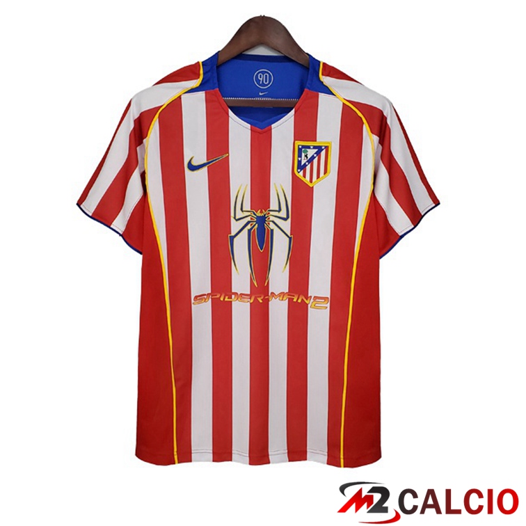 Maglie Calcio Atletico Madrid Retro Rosso 2004-2005