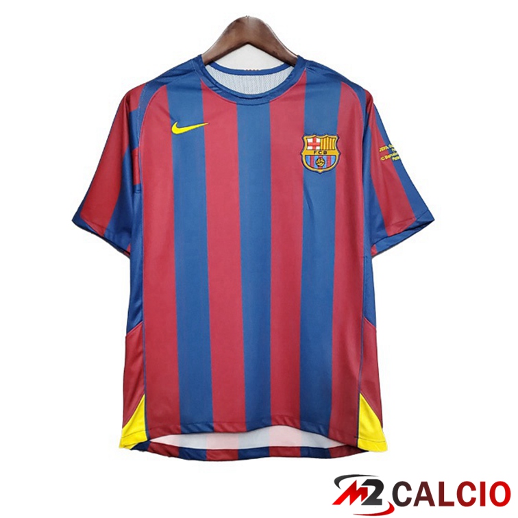 Maglie Calcio FC Barcellona UEFA Champions League Retro Prima 2006
