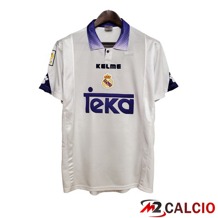 Maglie Calcio Real Madrid Retro Prima Bianco 1997-1998