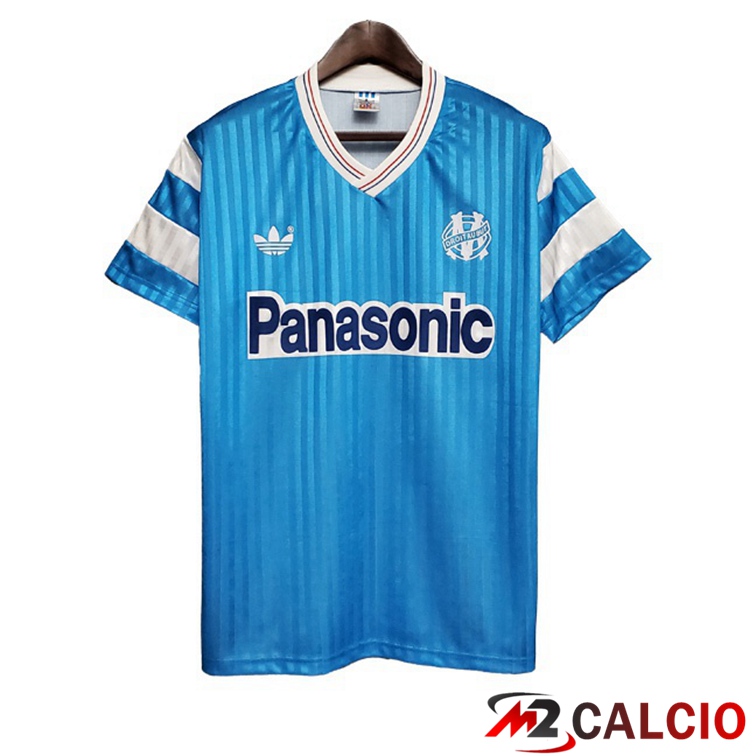 Maglie Calcio Marsiglia OM Retro Seconda Blu 1990