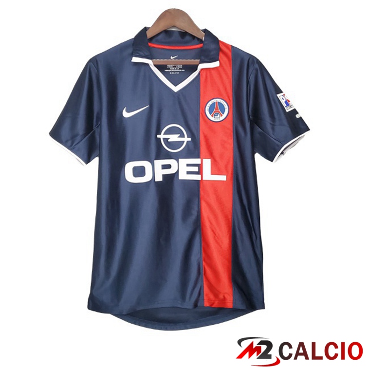 Maglie Calcio Paris PSG Retro Prima Blu 2001-2002