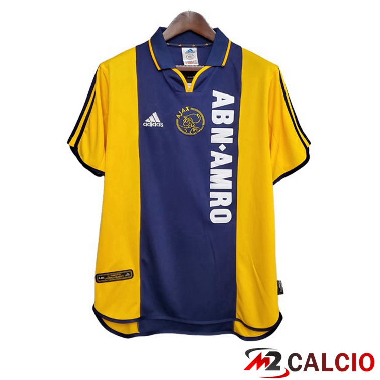 Maglie Calcio AFC Ajax Retro Seconda Blu 2000-2001