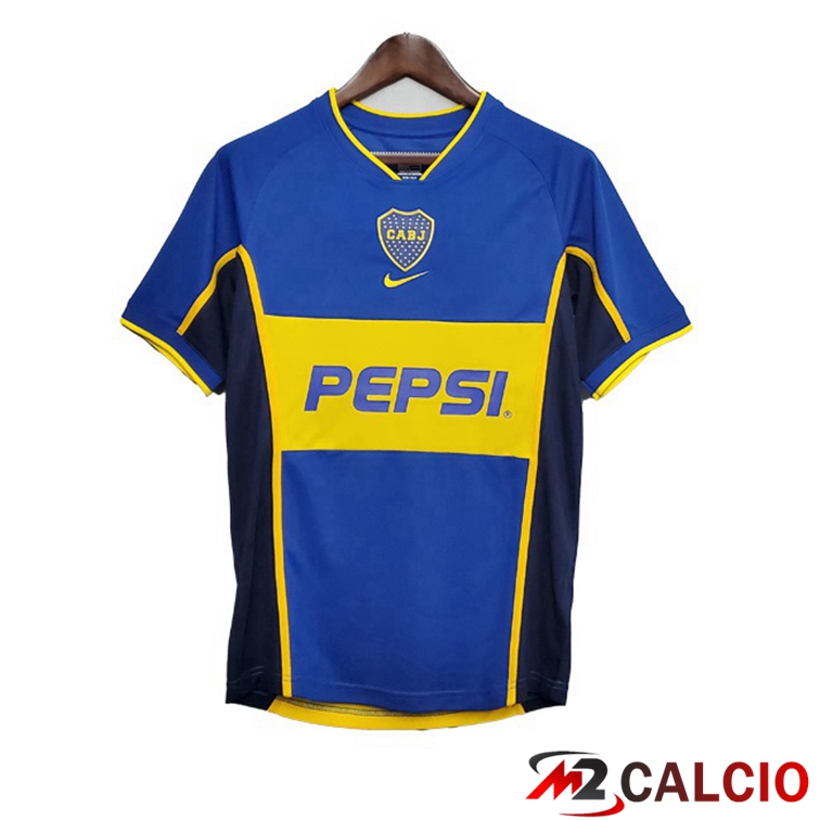 Maglie Calcio Boca Juniors Retro Prima Blu 2002
