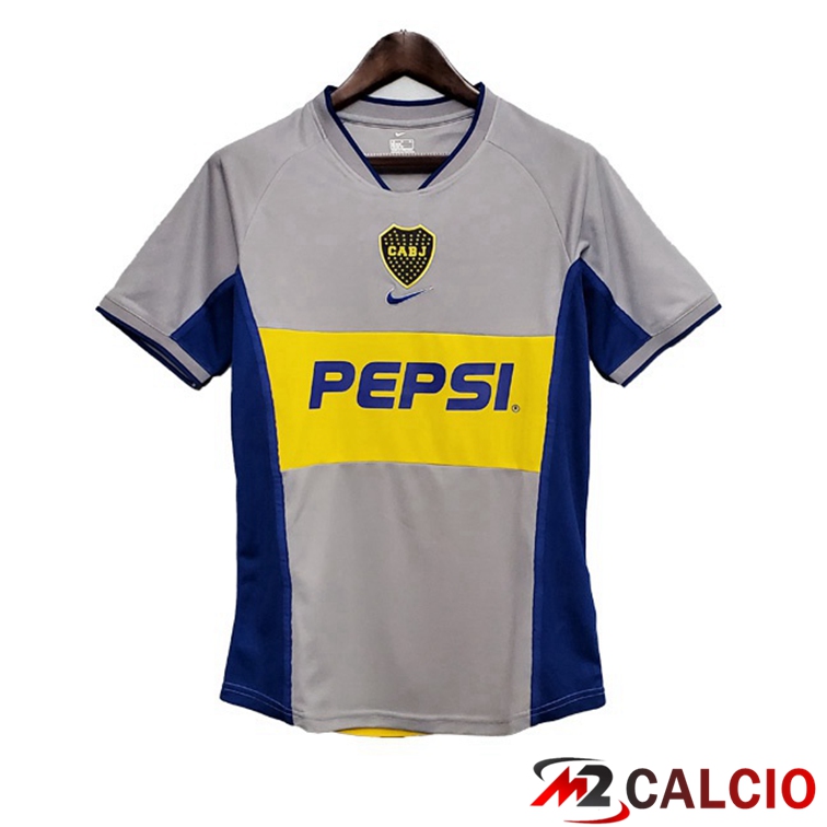 Maglie Calcio Boca Juniors Retro Seconda Grigio 2002