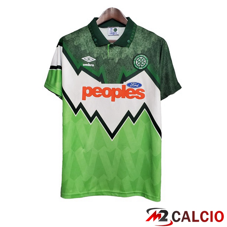 Maglie Calcio Celtic FC Retro Prima Verde 1991-1992