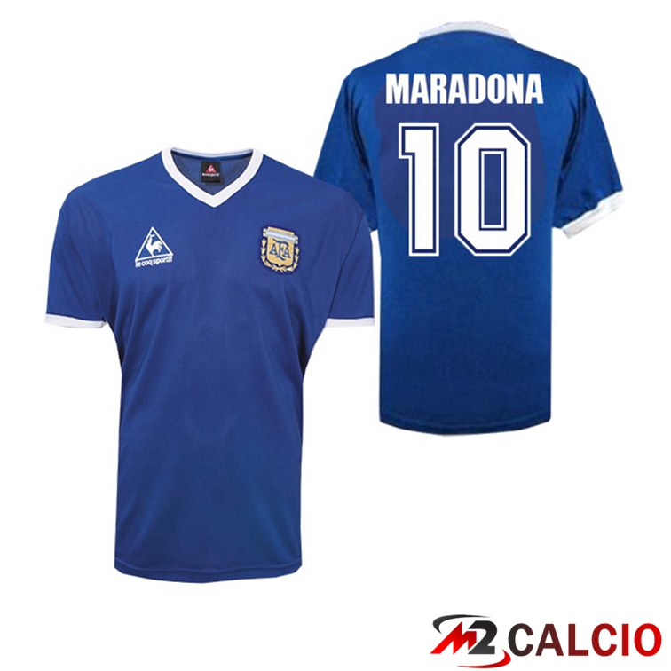 Maglie Calcio Argentina Retro Seconda MARADONA #10 1986