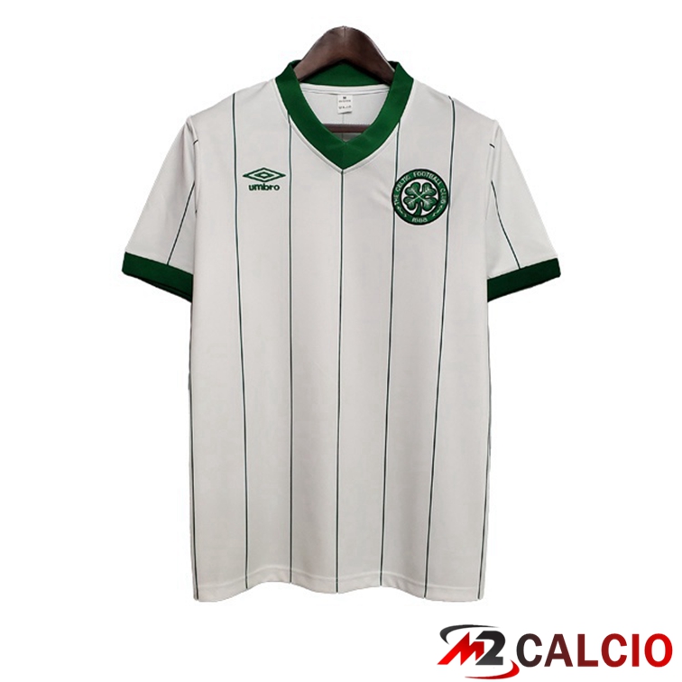 Maglie Calcio Celtic FC Retro Seconda Bianco 1984-1986