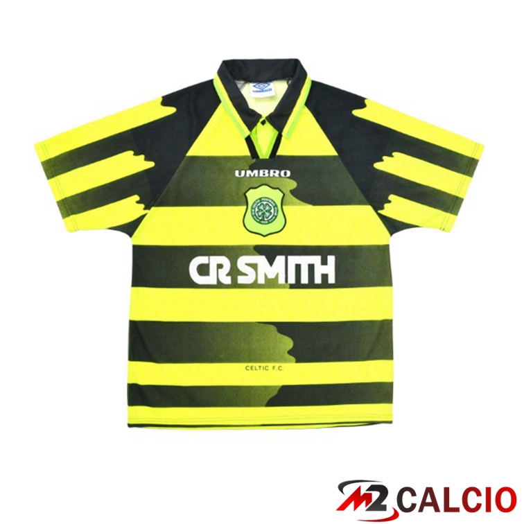 Maglie Calcio Celtic FC Retro Seconda Giallo 1996-1997