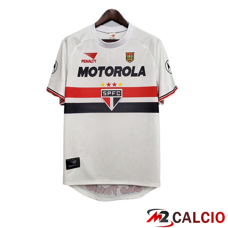 Maglie Calcio Sao Paulo FC Retro Prima Bianco 1999-2000