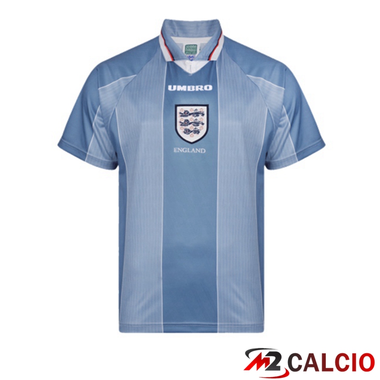 Maglie Calcio Inghilterra Retro Seconda Blu 1996