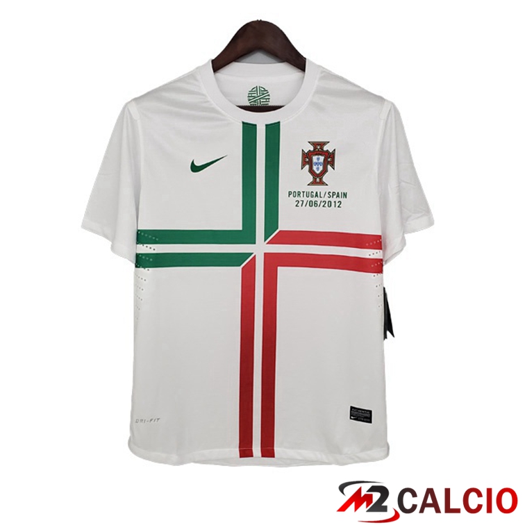 Maglie Calcio Portogallo Retro Seconda Bianco 2012