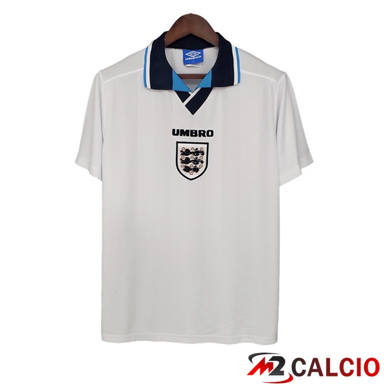 Maglie Calcio Inghilterra Retro Prima Bianco 1996