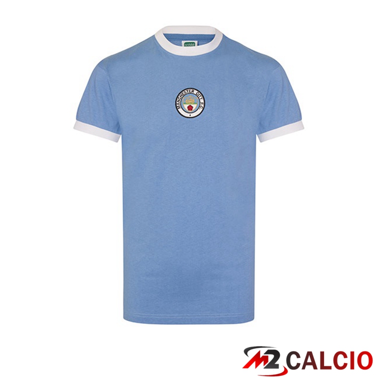 Maglie Calcio Manchester City Retro Prima Blu 1972